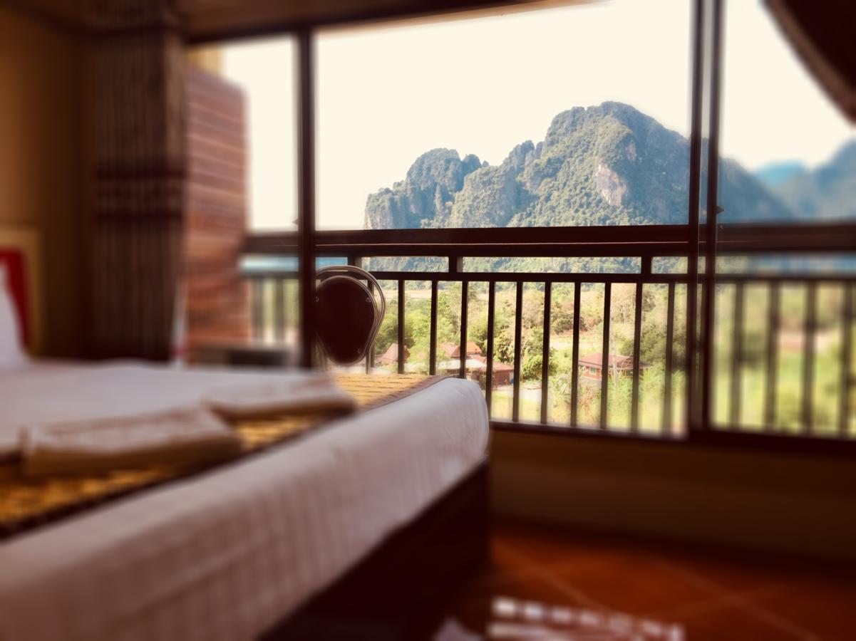 Mountainview Riverside Boutique Hotel Vang Vieng Zewnętrze zdjęcie