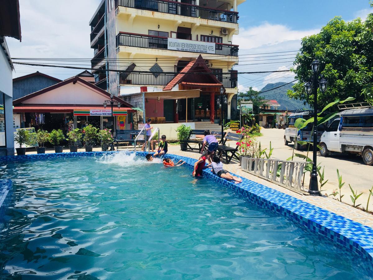 Mountainview Riverside Boutique Hotel Vang Vieng Zewnętrze zdjęcie